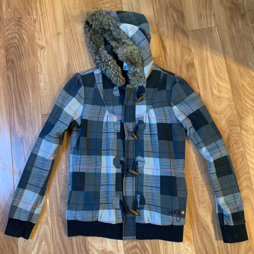 Roxy Plaid Jacket